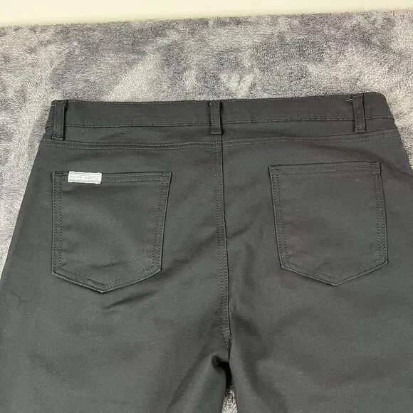 Blue Delta Custom Black Jeans USA Men's 35X28 Stretch Straight PF10 *Read - Picture 10 of 12